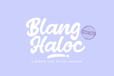 Blang Haloc Font Duo