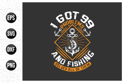 fishing typographic quotes design vector graphic.&nbsp;