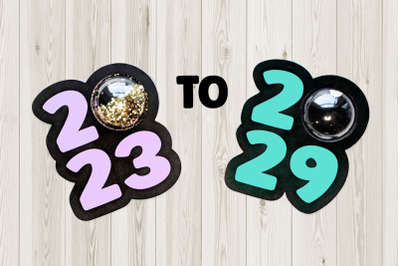 2023 to 2029 Candy Dome Holder | SVG | PNG | DXF | EPS