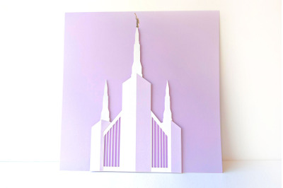 LDS Portland Oregon Temple | SVG | PNG | DXF | EPS