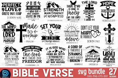 Scripture Bible Verse SVG Bundle