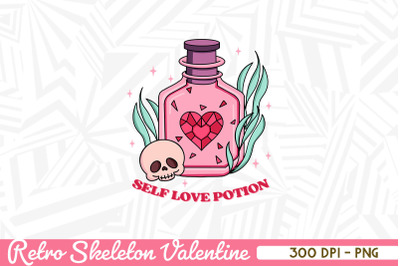 Self Love Potion Retro Skeleton
