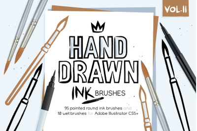 AI ink and watered ink brushes