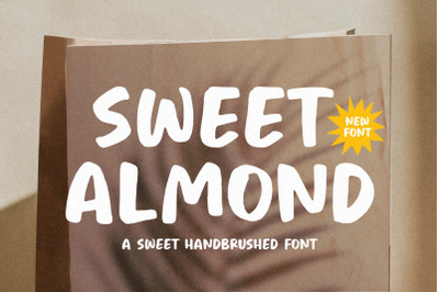 Sweet Almond Handbrushed Font