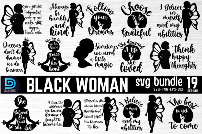 Black Woman Quotes SVG Bundle