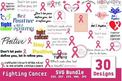 Fighting Cancer SVG Bundle