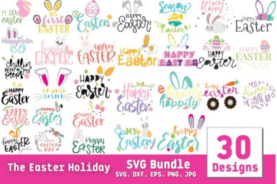 The Easter holiday SVG Bundle