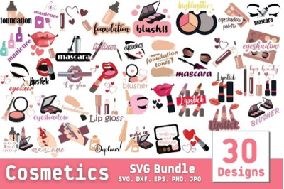 Cosmetics SVG Bundle