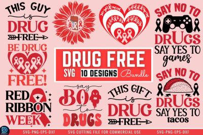 Drug Free SVG Bundle