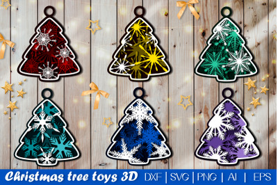 Christmas toy Ornament SVG Bundle | Christmas tree SVG