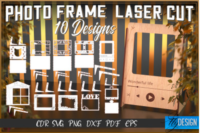 Photo Frame Laser Cut SVG | Photo Frame SVG Design | CNC Files