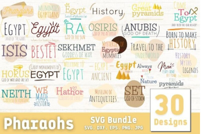 Pharaohs SVG Bundle