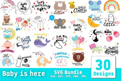 Baby is Here SVG Bundle