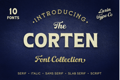 Corten Font Collection