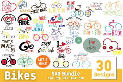 Bikes SVG Bundle