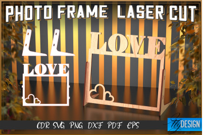 Photo Frame Laser Cut SVG | Photo Frame SVG Design | CNC Files