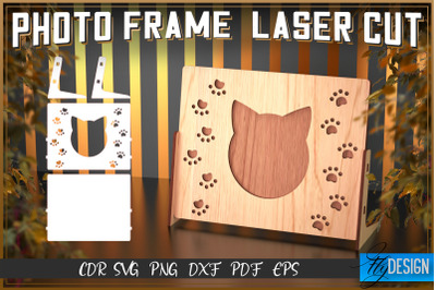 Photo Frame Laser Cut SVG | Photo Frame SVG Design | CNC Files