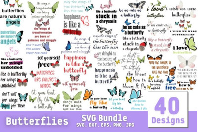 Butterflies SVG Bundle