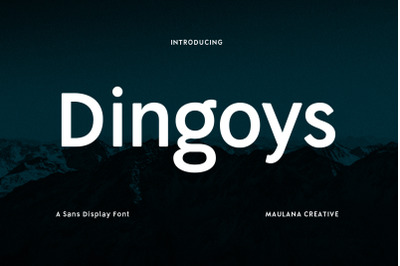 Dingoys Sans Font