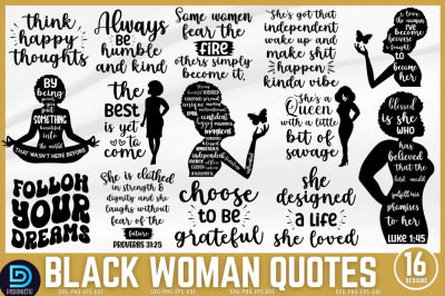 Black Woman SVG Bundle