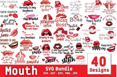 mouth SVG Bundle