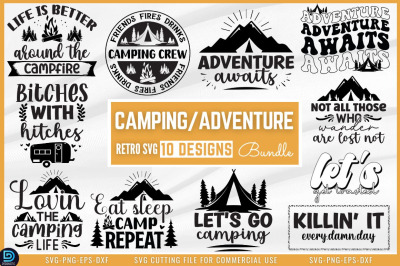 Camping Adventure Svg Bundle