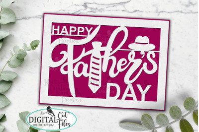 Fathers day card svg for Cricut Silhouette Laser cut