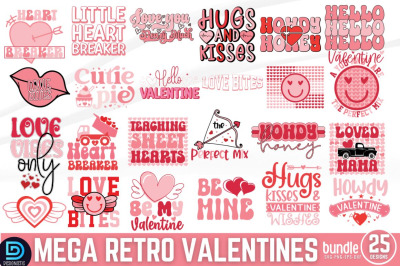 Retro Valentines Day SVG Bundle