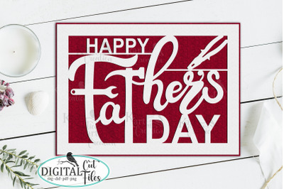 Fathers day card svg for Cricut Silhouette Laser cut