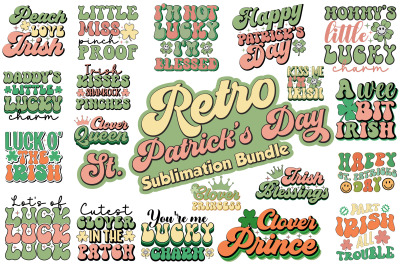 Retro St. Patrick&#039;s Day Sublimation Bundle