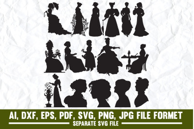 Victorian Woman, victorian, woman, vintage, girl, lady, romantic, beau