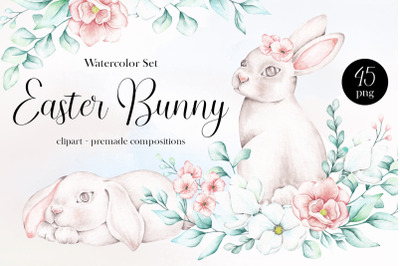Watercolor Set &amp;quot;Easter Bunny&amp;quot;