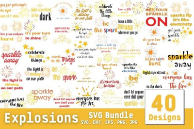 Explosions SVG Bundle