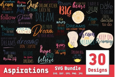 Aspirations SVG Bundle