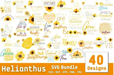 Helianthus SVG Bundle