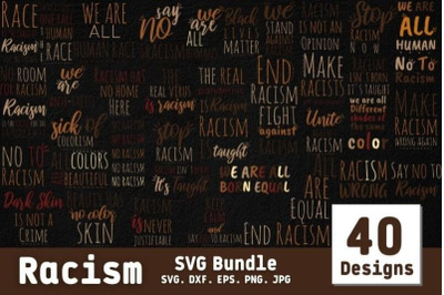 Racism SVG Bundle