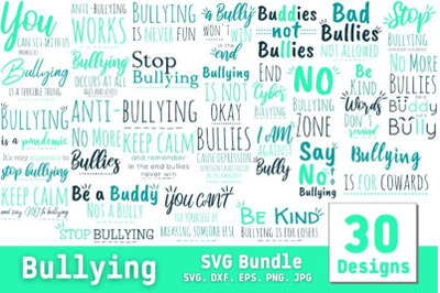 Bullying SVG Bundle