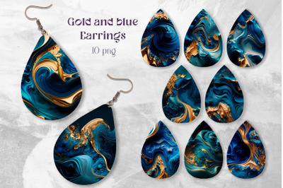 Textured earring sublimation bundle Gold earrings design png