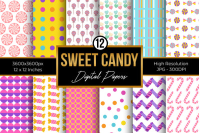 Sweet Candy Digital Papers