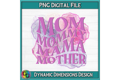 Mom Mama Mother Digital PNG