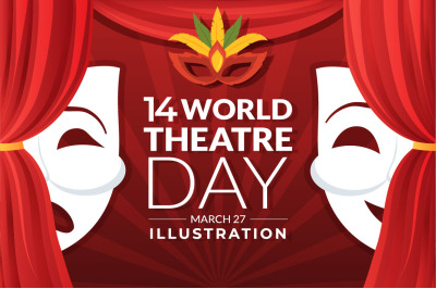 14 World Theatre Day Illustration