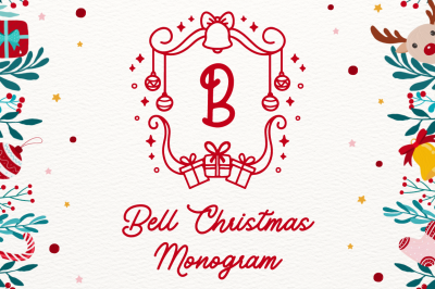 Bell Christmas Monogram