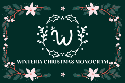 Winteria Christmas Monogram