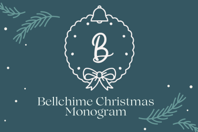 Bellchime Christmas Monogram