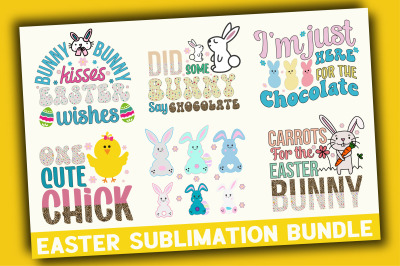 Easter Sublimation PNG Designs Bundle