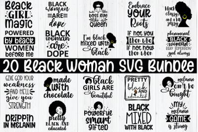 Black Woman SVG Bundle