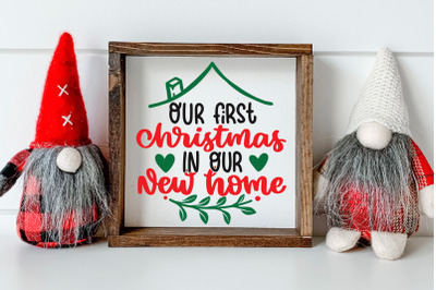 Our First Christmas Together SVG Christmas In Our Home