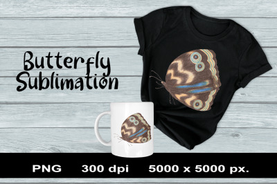 Butterfly Sublimation PNG Design