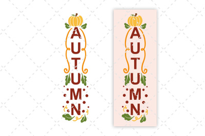 Fall Porch Sign SVG Autumn