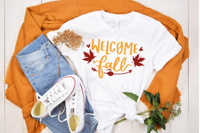 Fall Season SVG Welcome Fall